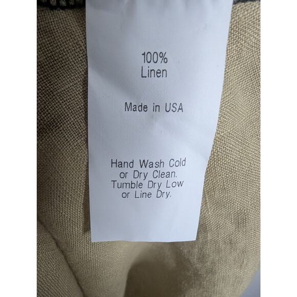 Cynthia Ashby Lagenlook Linen Asymmetrical Scoop Neck Long Sleeve Tunic - Picture 6 of 8